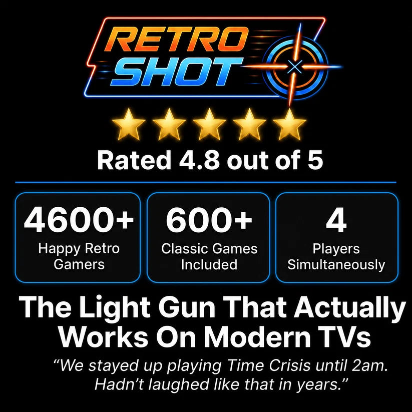 ✨ Retro Arcade Gaming Console