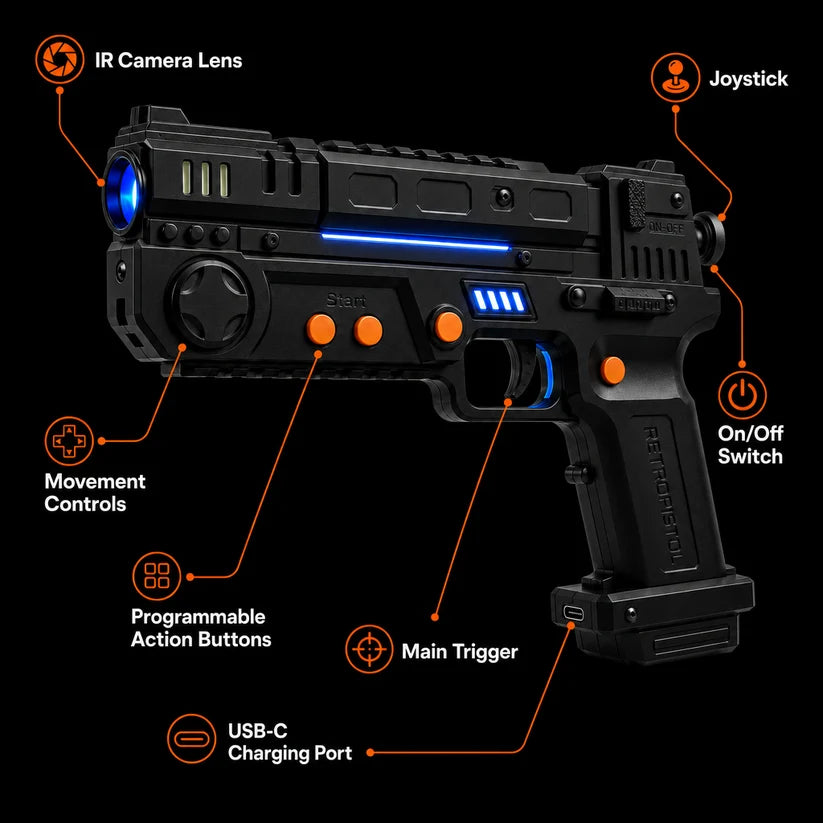 ✨ Retro Arcade Gaming Console