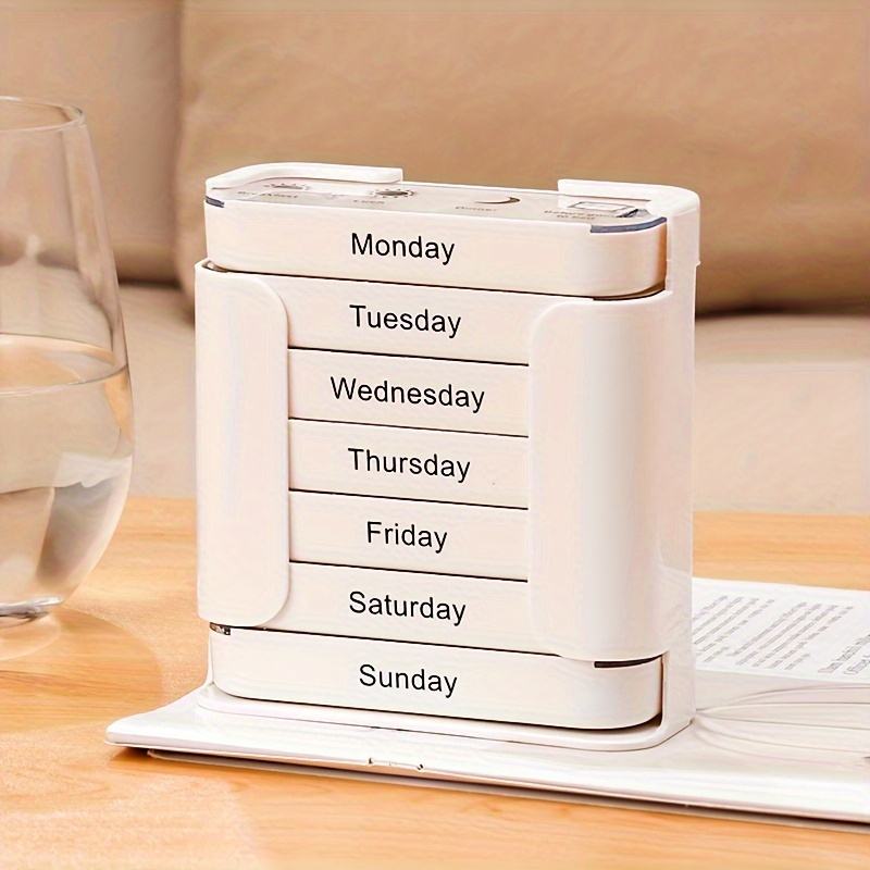 Limited Time: 30% OFF 🔥Portable 7-Day Medicine Box - 28 Compartments Custom Food-Grade Plastic Weekly Pill Storage Box