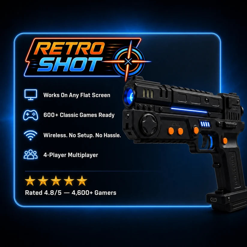 ✨ Retro Arcade Gaming Console