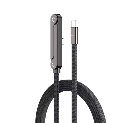 Limited Time: 30% OFF 🔥New 240W Charging Cable with Fold‑Out Phone Stand