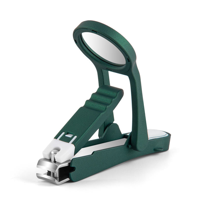 Stainless Steel Magnifying Glass for the Elderly Special Anti-splash Special Thick Hard Nail Clippers