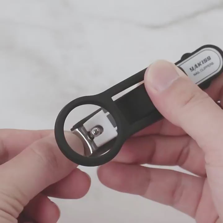 Stainless Steel Magnifying Glass for the Elderly Special Anti-splash Special Thick Hard Nail Clippers